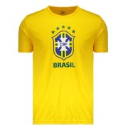 Camisa Brasil CBF Big Logo Amarela
